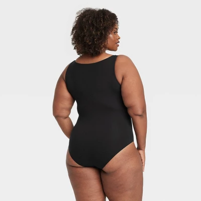 Women's Luxe Stretch Boat Neck Bikini Bodysuit - Auden™ 1 Women's Luxe Stretch Boat Neck Bikini Bodysuit - Auden™