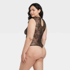 Women's Lace Sleeveless Lingerie Bodysuit - Auden™ Black -Auden GUEST f54c8541 34a3 4512 8664 1b10a7afcdbf