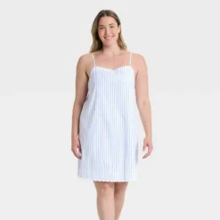 Women's Cotton Blend Chemise - Auden™ -Auden GUEST f63a94dc 31c9 48b8 9d36 4b8b17336d4a