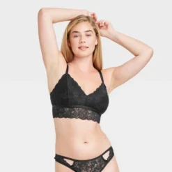 Women's Lace Longline Bralette - Auden™ -Auden GUEST fbeb652a 687d 4c69 9f5f c961afc83f4e